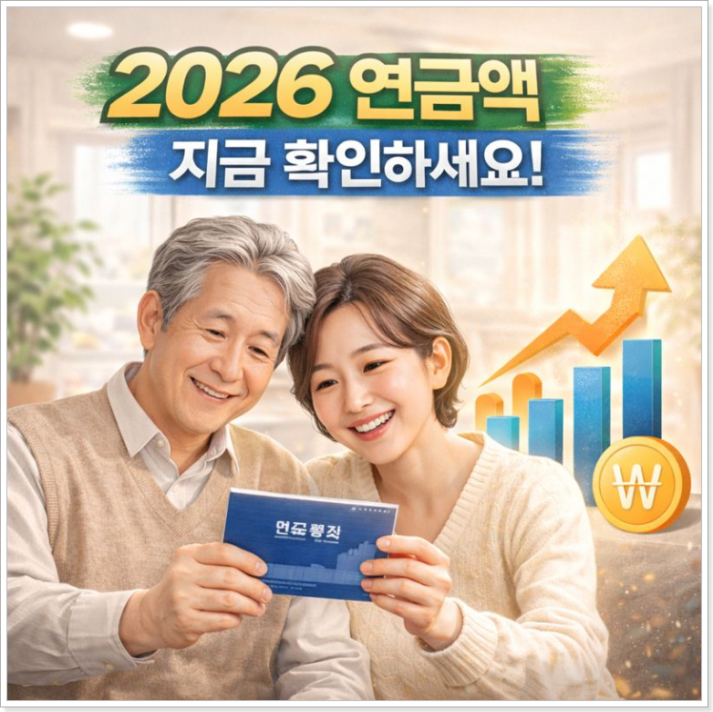 2026년 연금 수령액 얼마나 오르나?