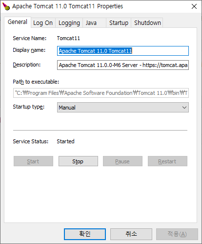 Apache Tomcat Properties