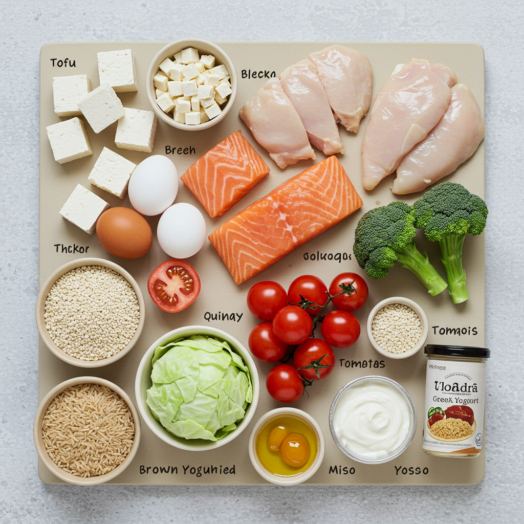 시각적 정리: 메뉴 & 레시피 표