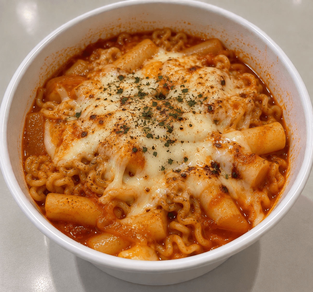 라볶이 치즈 그라탕