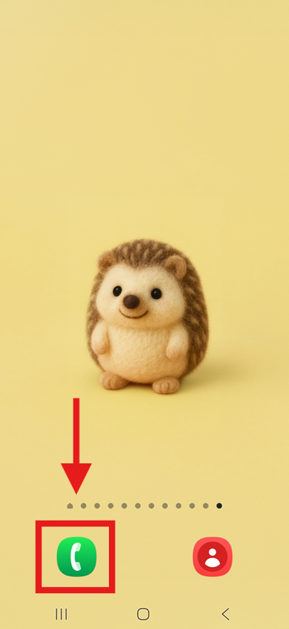 방법 1. 전화 앱 실행하기