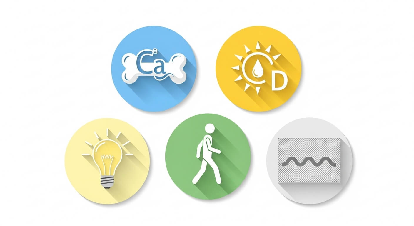 예방법 종합: 뼈 건강과 안전 환경 조성이 핵심