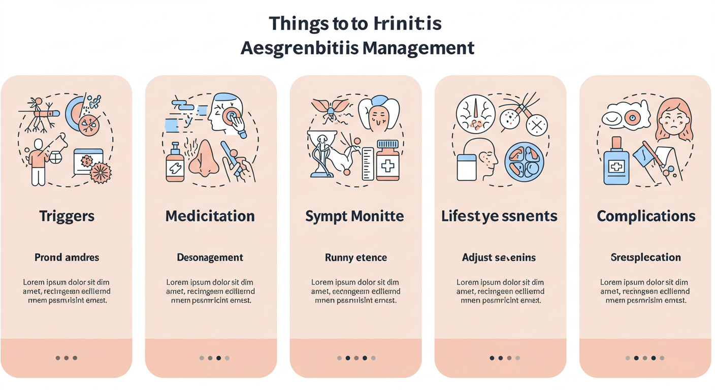 알레르기 비염 완화를 위한 생활 속 팁