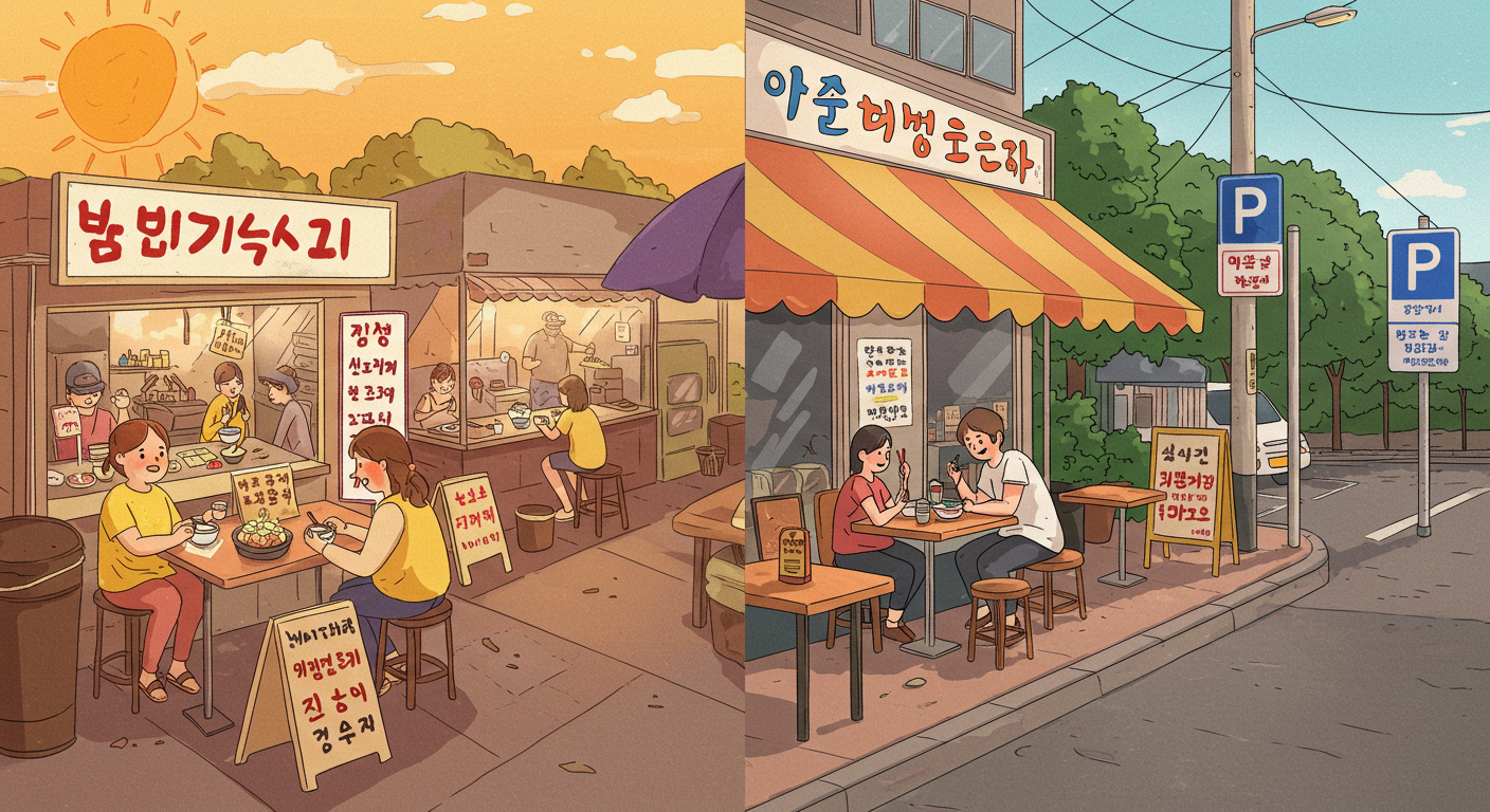 밀면&middot;냉면 맛집 방문 시간과 주차 팁