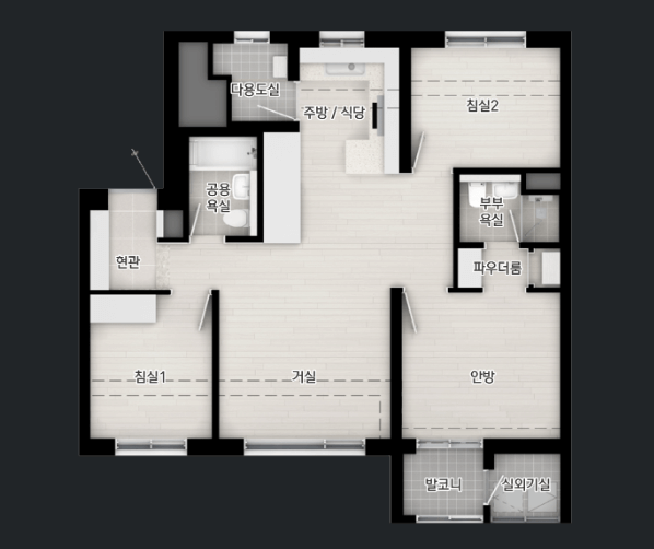 이문 아이파크자이 분양가 평면도