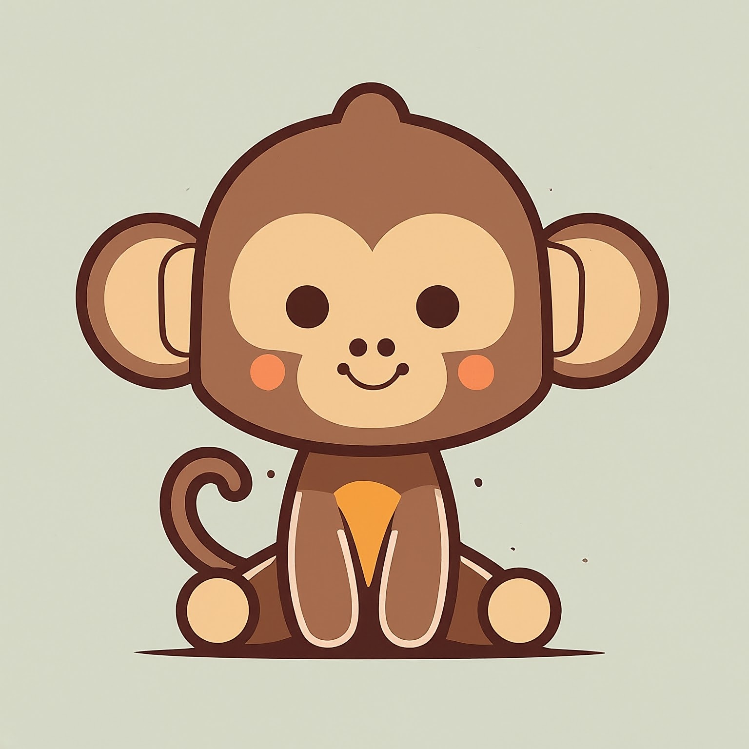 귀여운 원숭이