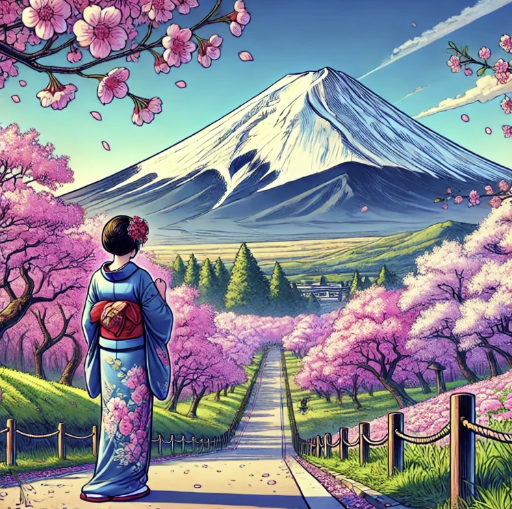 일본 시즈오카 후지산 벚꽃여행