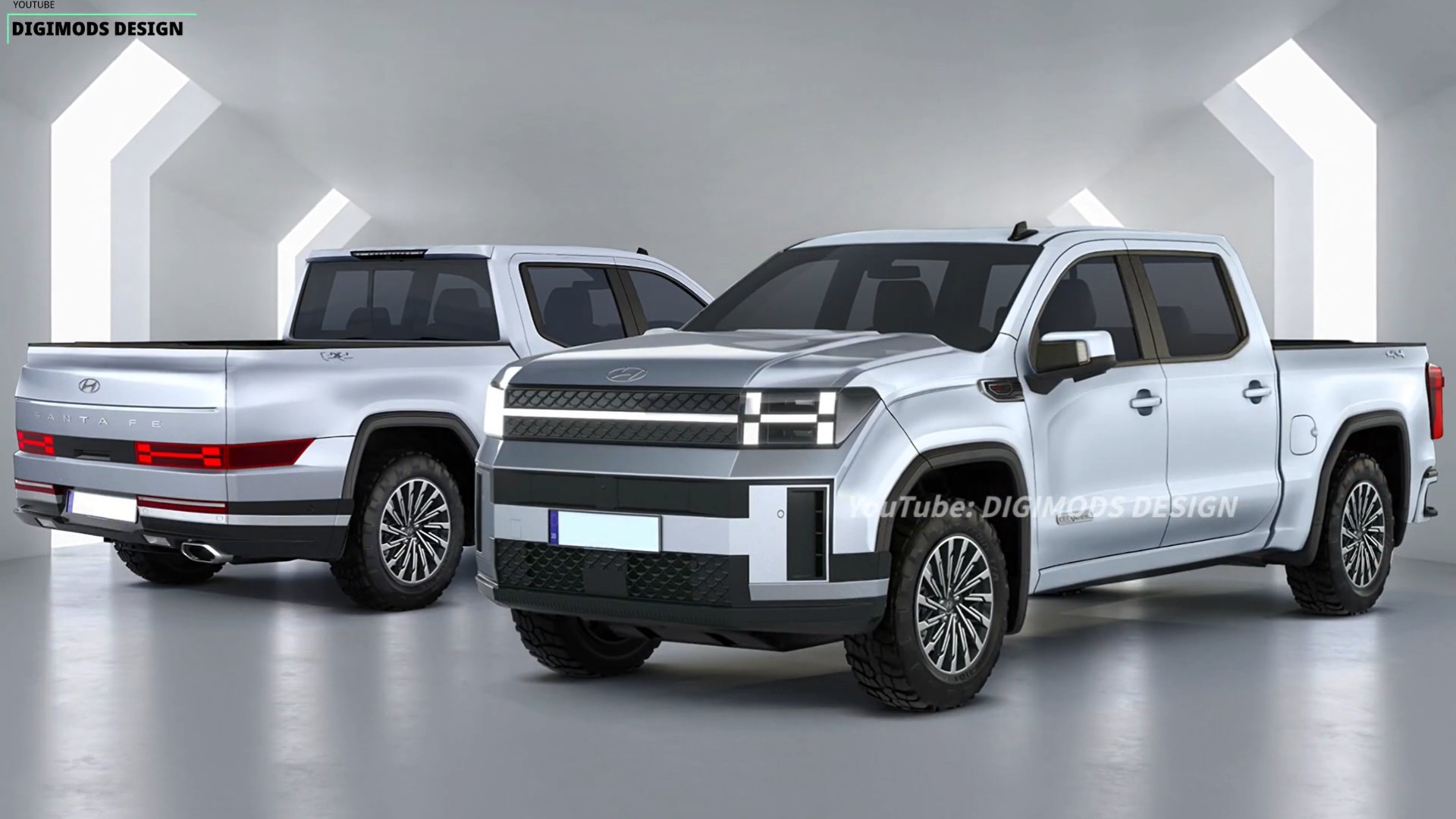 현대자동차 디 올 뉴 싼타페 픽업트럭 예상도