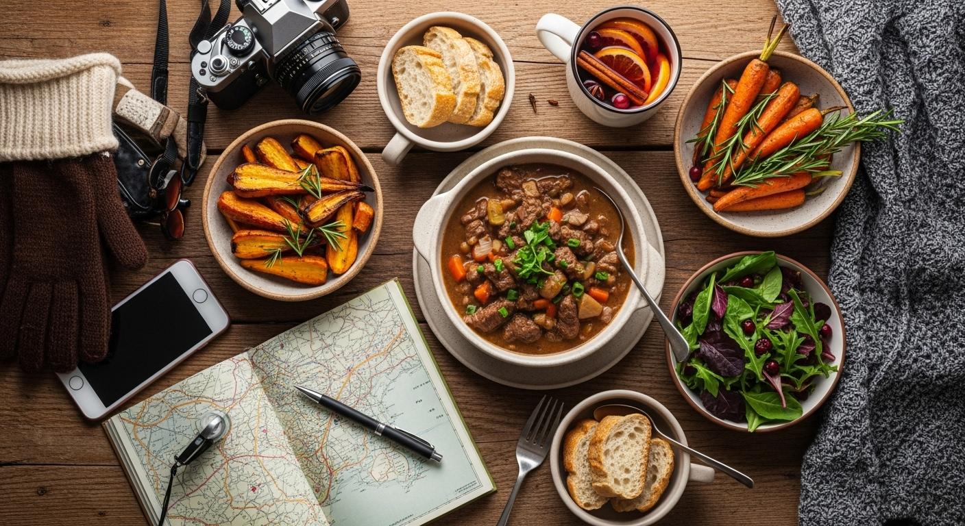 겨울 여행 요리