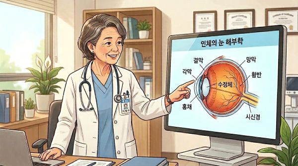 눈 해부학 설명
