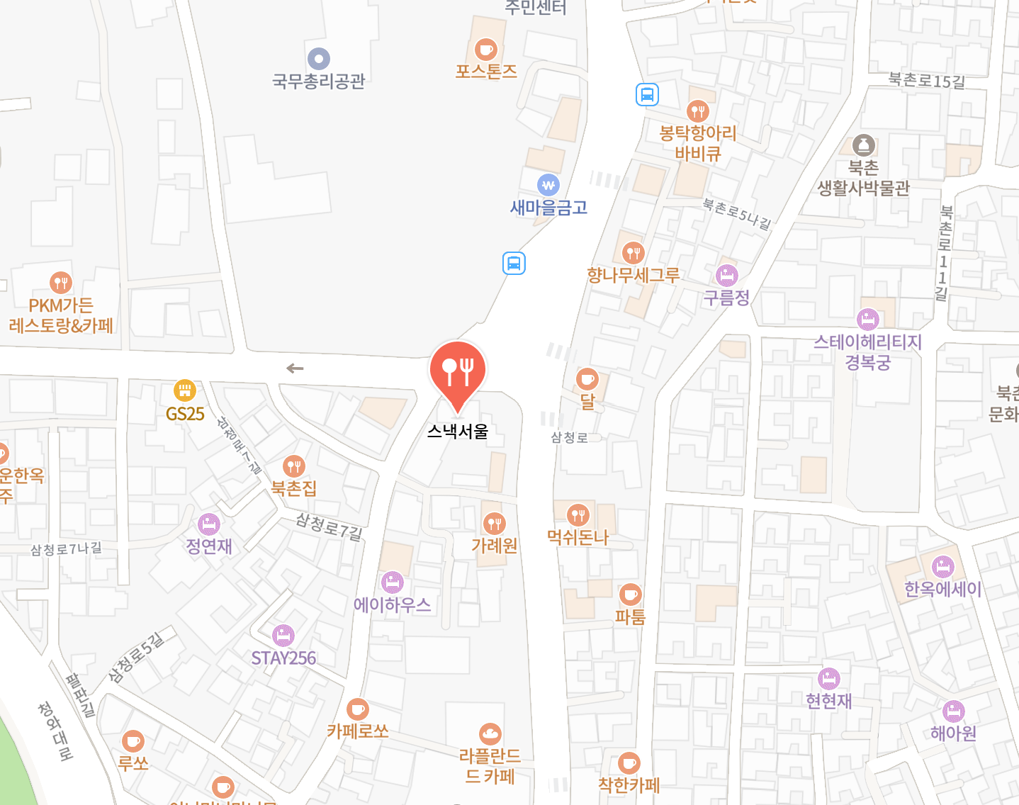 스낵서울 지도 이미지