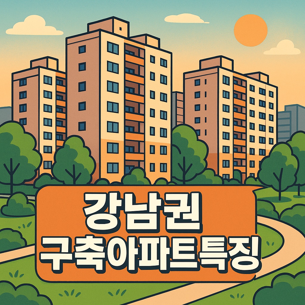 강남권 구축아파트 특징