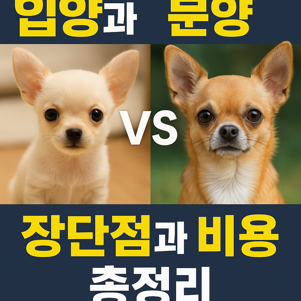 치와와 입양과 분양