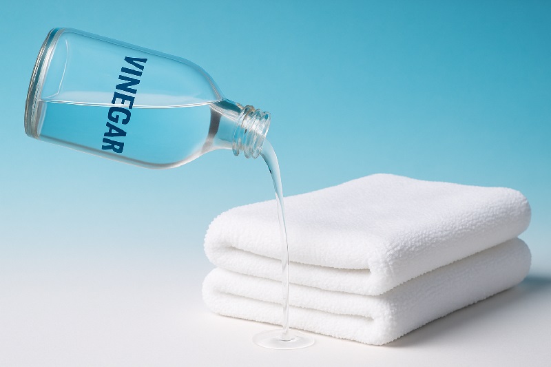 식초 한 컵으로 수건 냄새 확실히 없애는 법