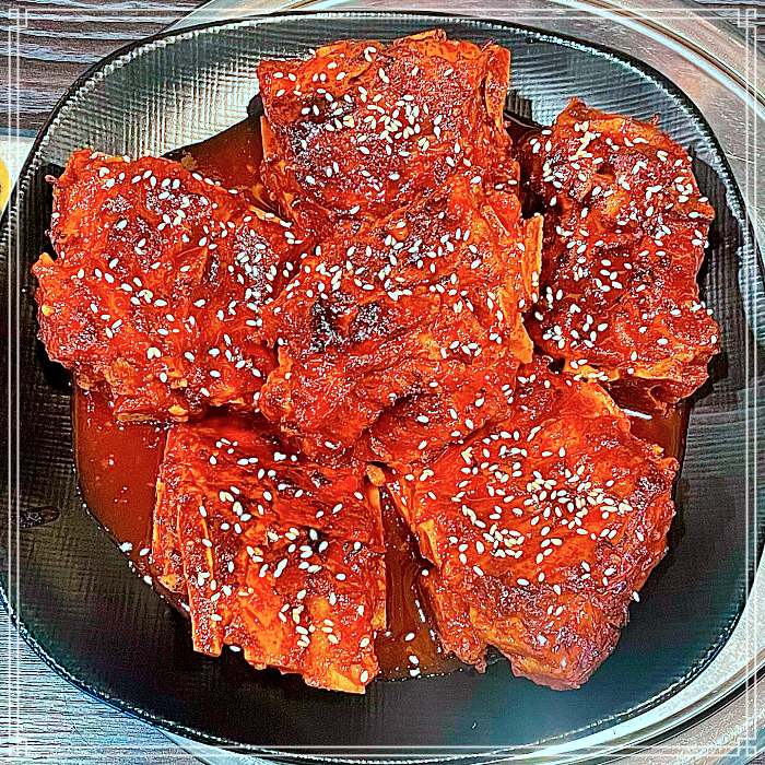 이천 중리동 맛집 매운 등뼈찜