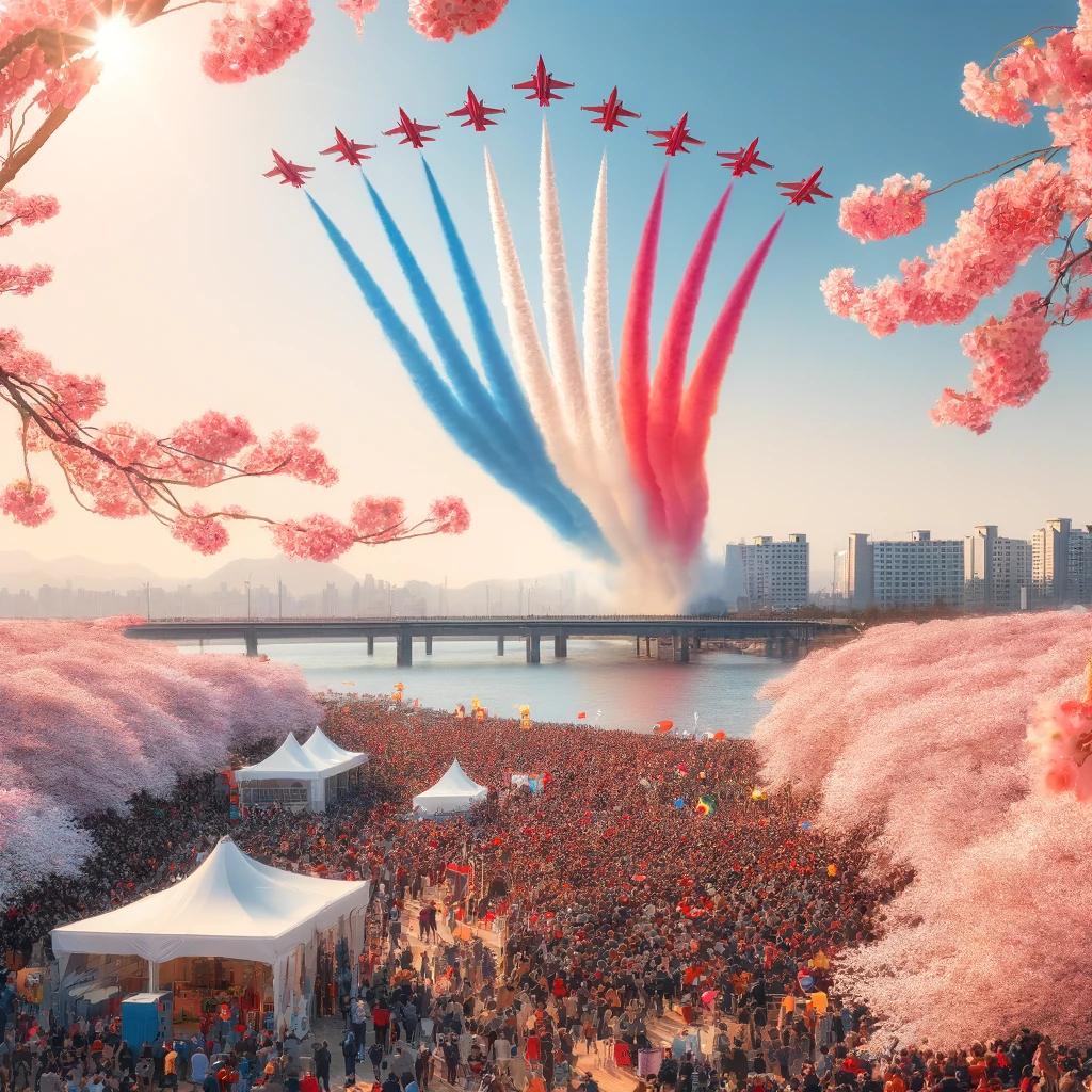 여의도 벚꽃축제 에어쇼