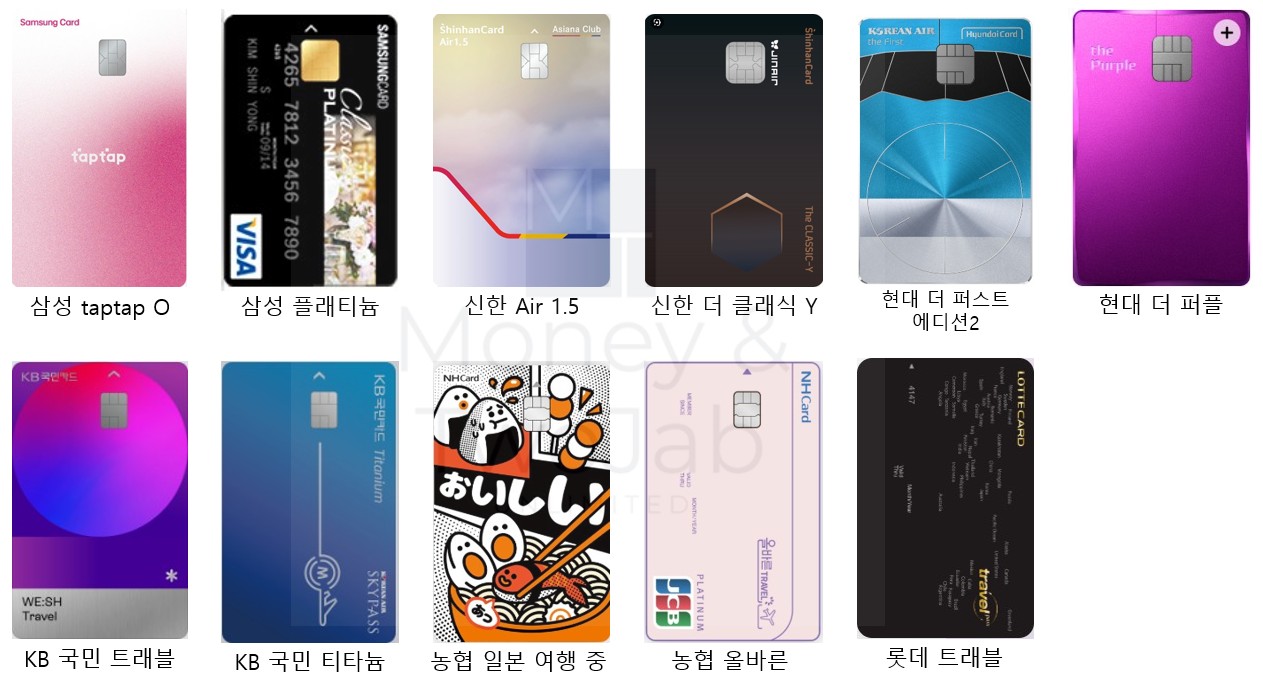 일본 여행 신용카드