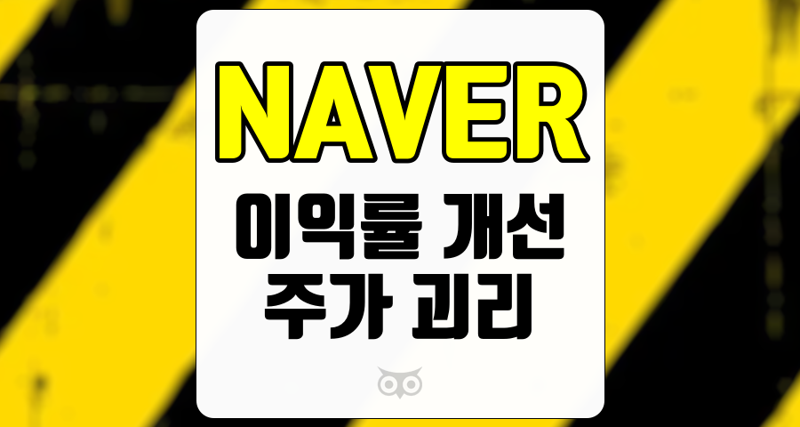 NAVER, 기업 실적 개선과 주가의 괴리 현상 분석