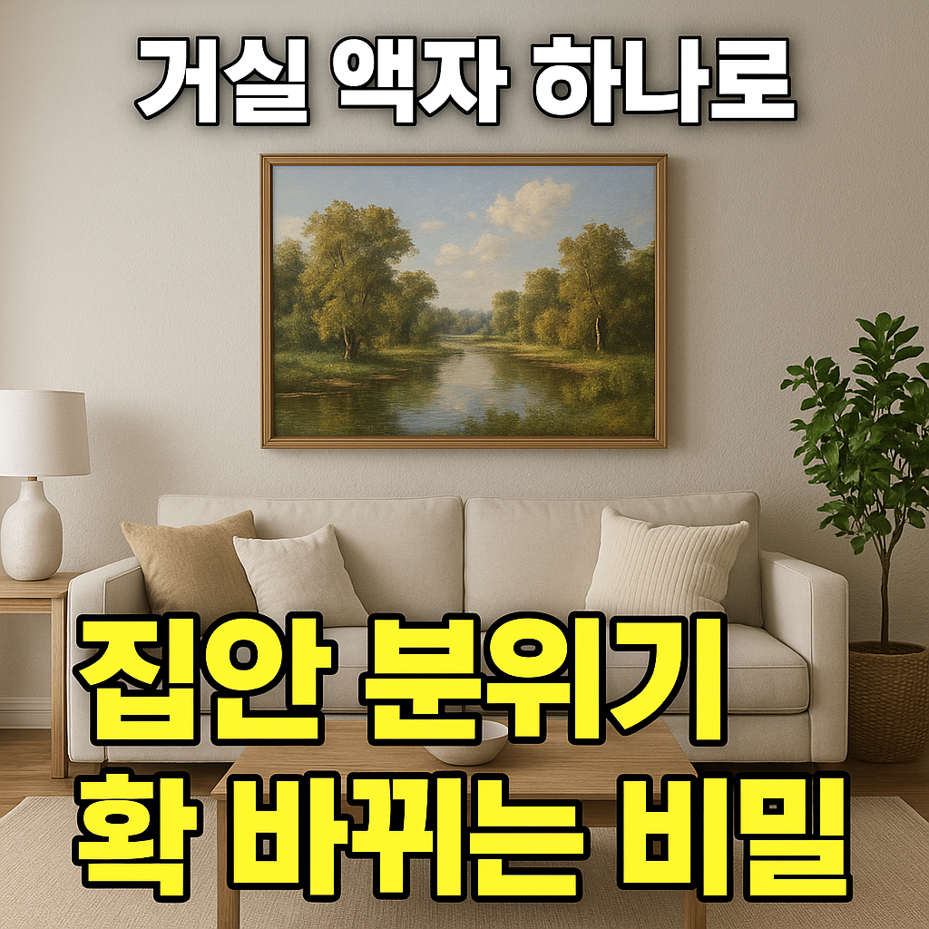 거실 액자