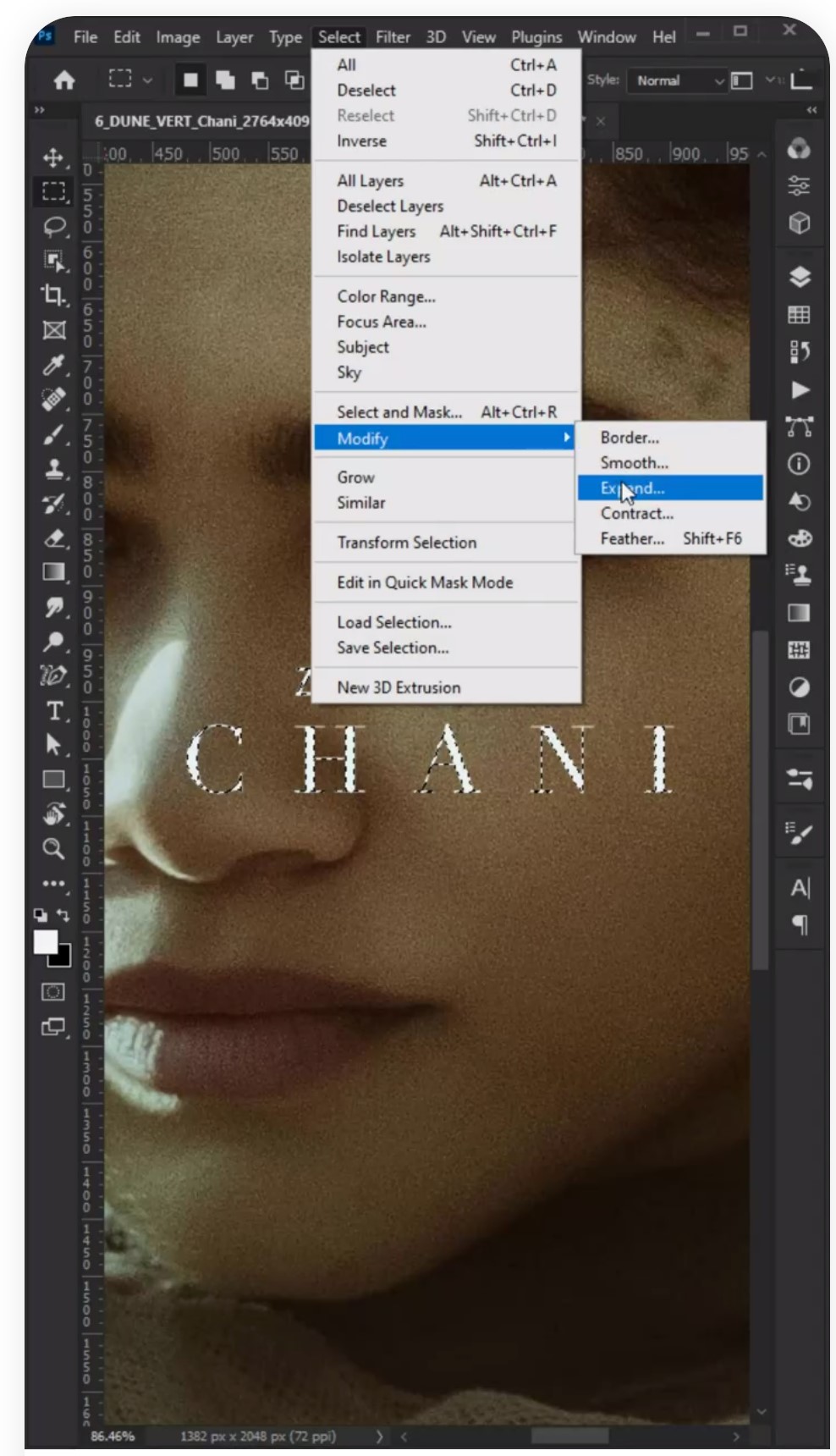 포토샵글자지우기