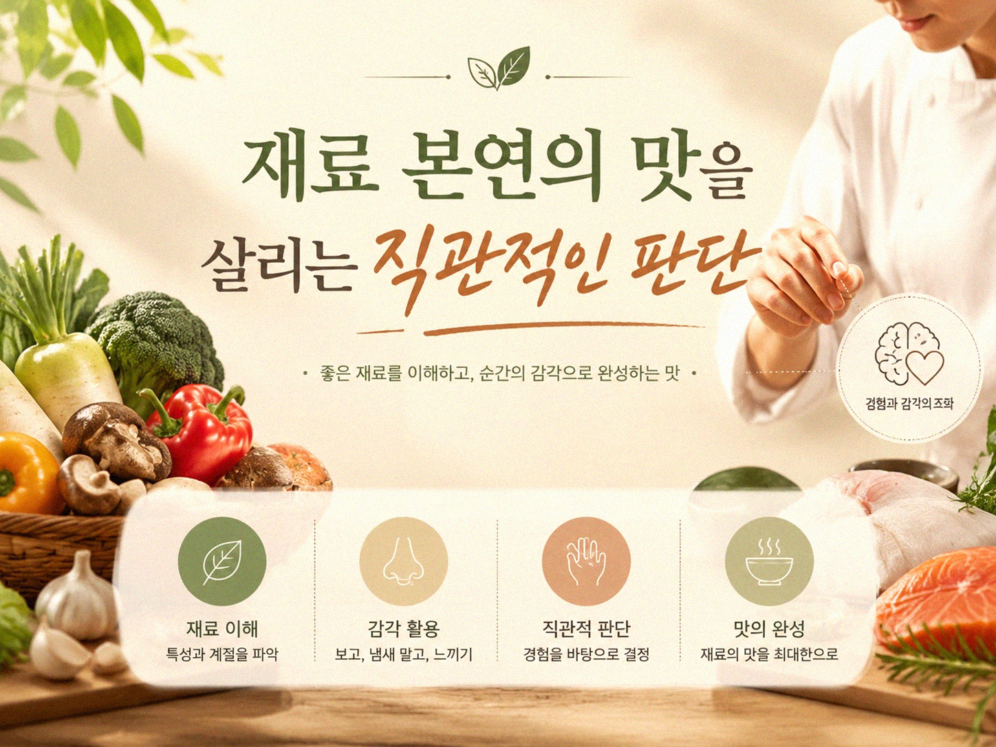 요리책 안 보고 계량 없이 요리하게 되는 때