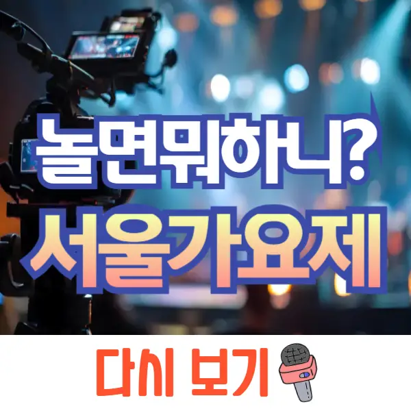 놀면뭐하니 서울가요제