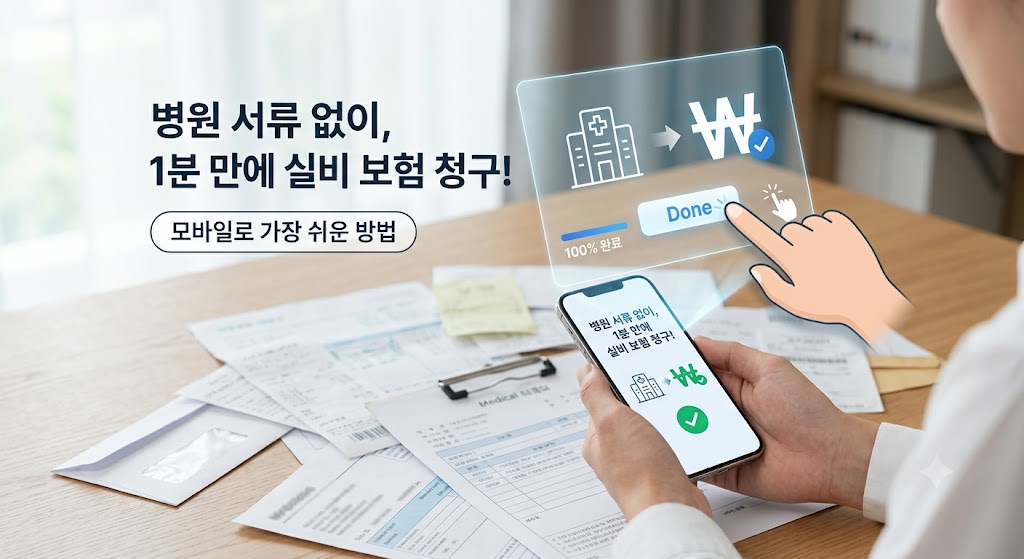 모바일로 1분만에 실비 보험 청구