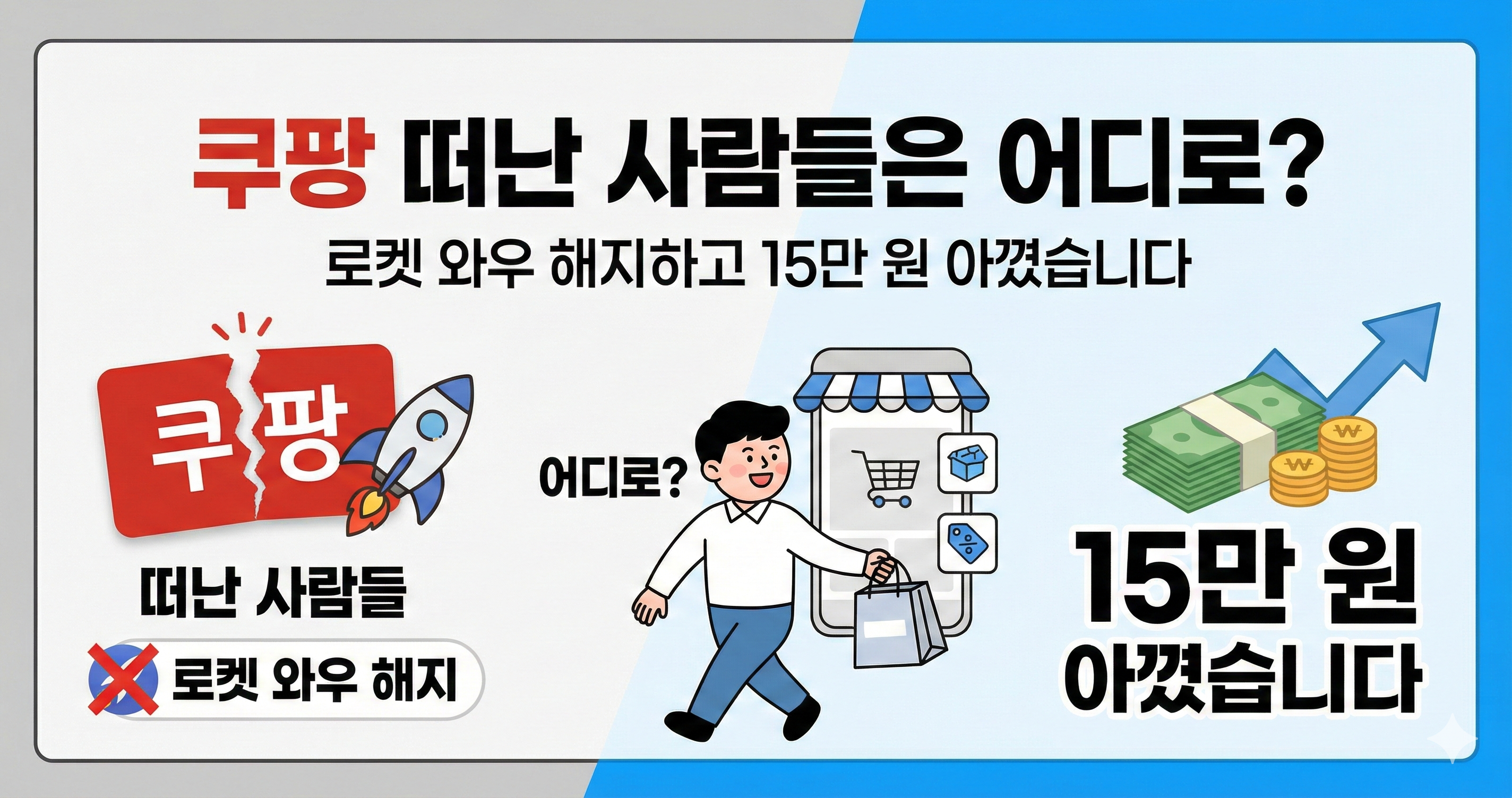 로켓와우 해지하고 15만원 아꼈습니다.