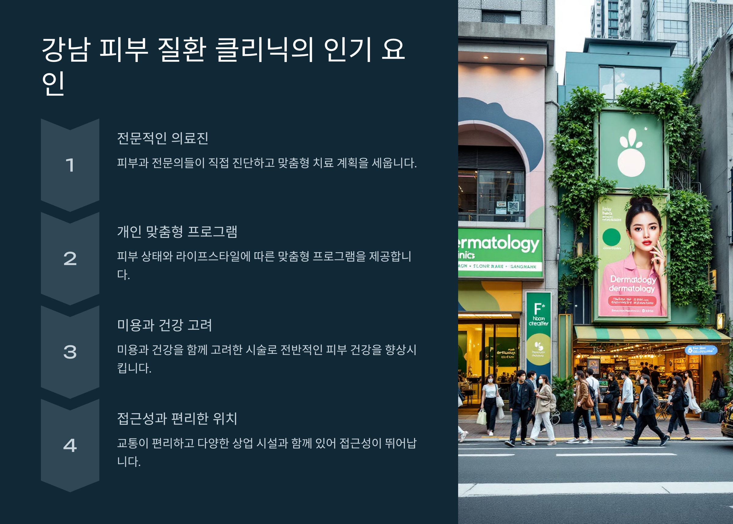 강남 피부 질환 클리닉의 인기 요인