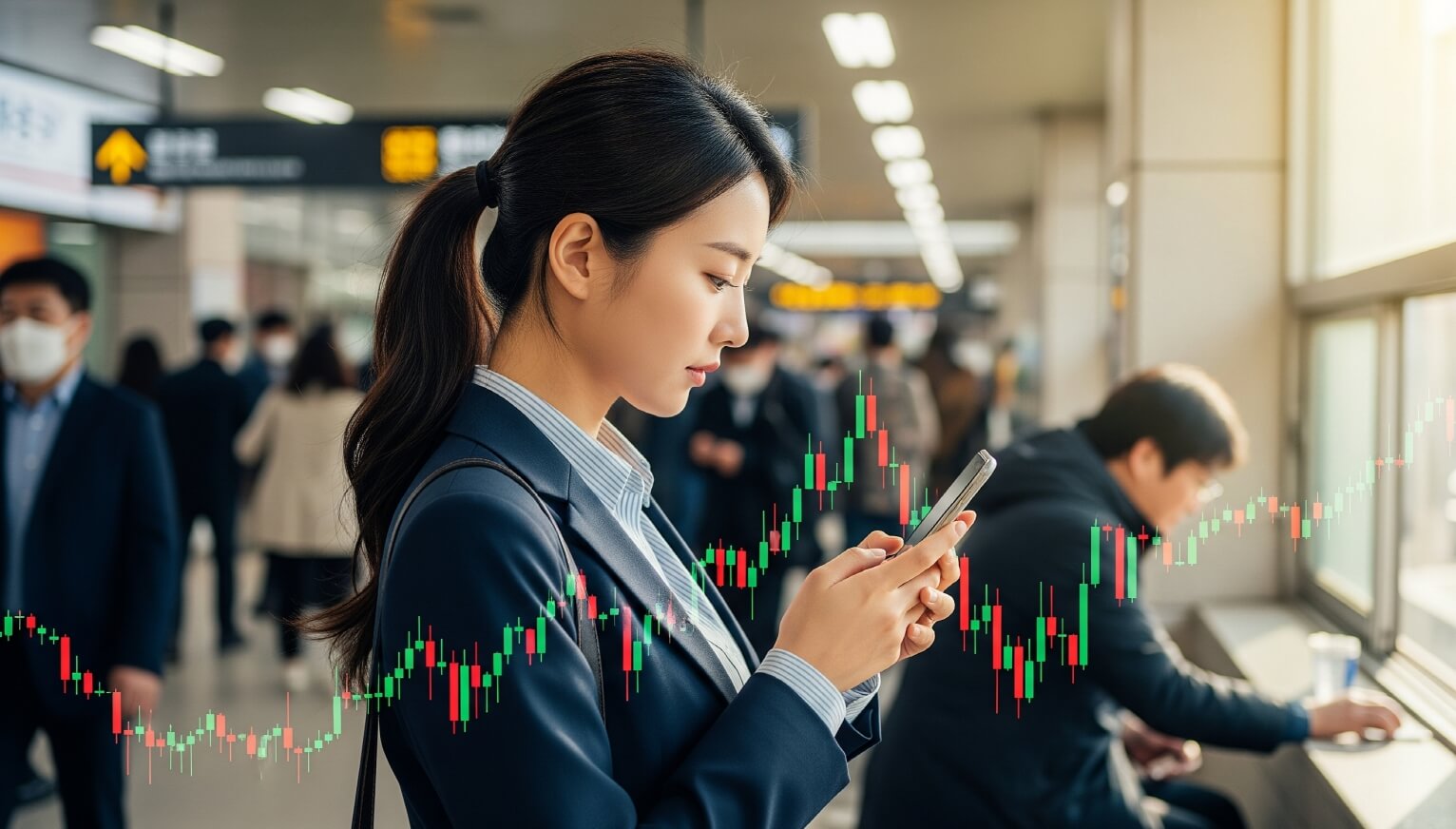 대한민국 주식 개미 투자자 이미지