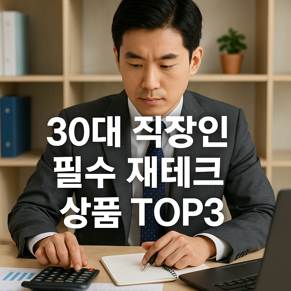 30대 직장인 필수 재테크 상품 top 3