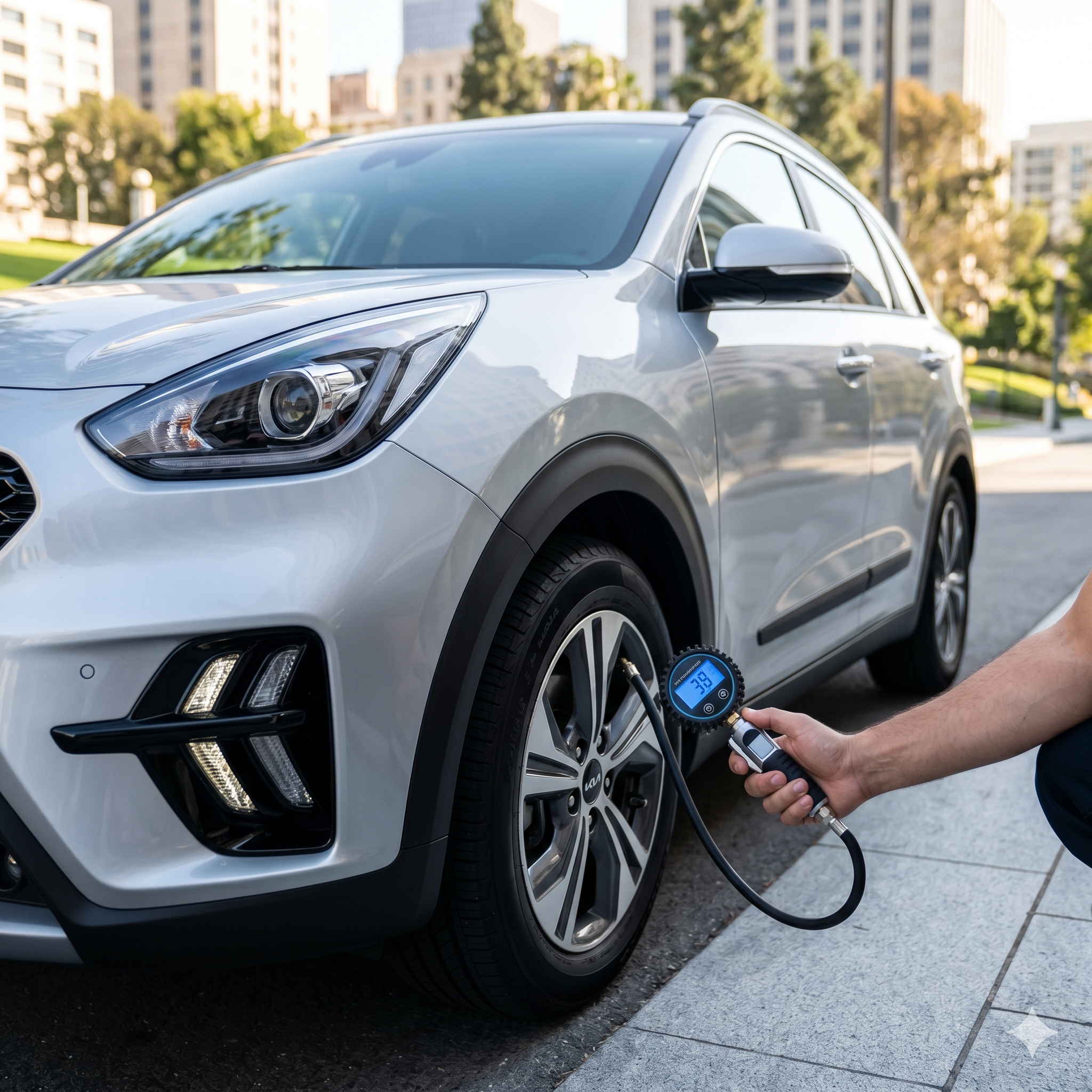 니로 하이브리드 타이어 공기압 관리와 적정 수치 안내