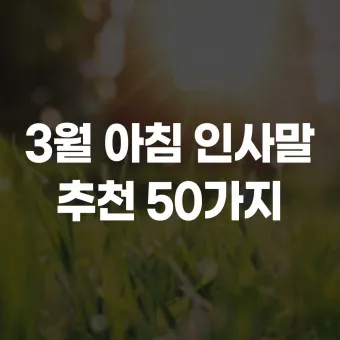 아침 인사말 일러스트 이미지 인사 문구_36