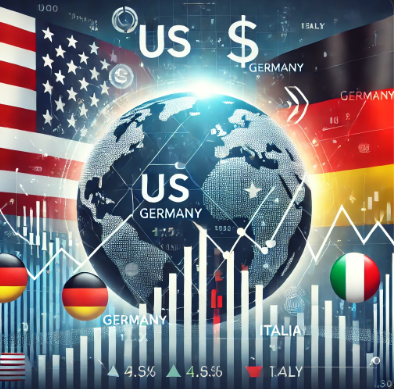 미국 증시 주춤, 독일·이탈리아 상승 주목 관련 사진