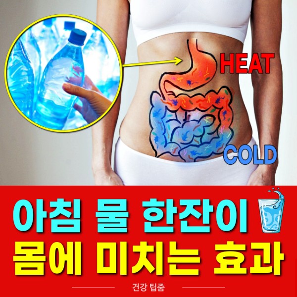 아침 물한잔 효과 공복 보약