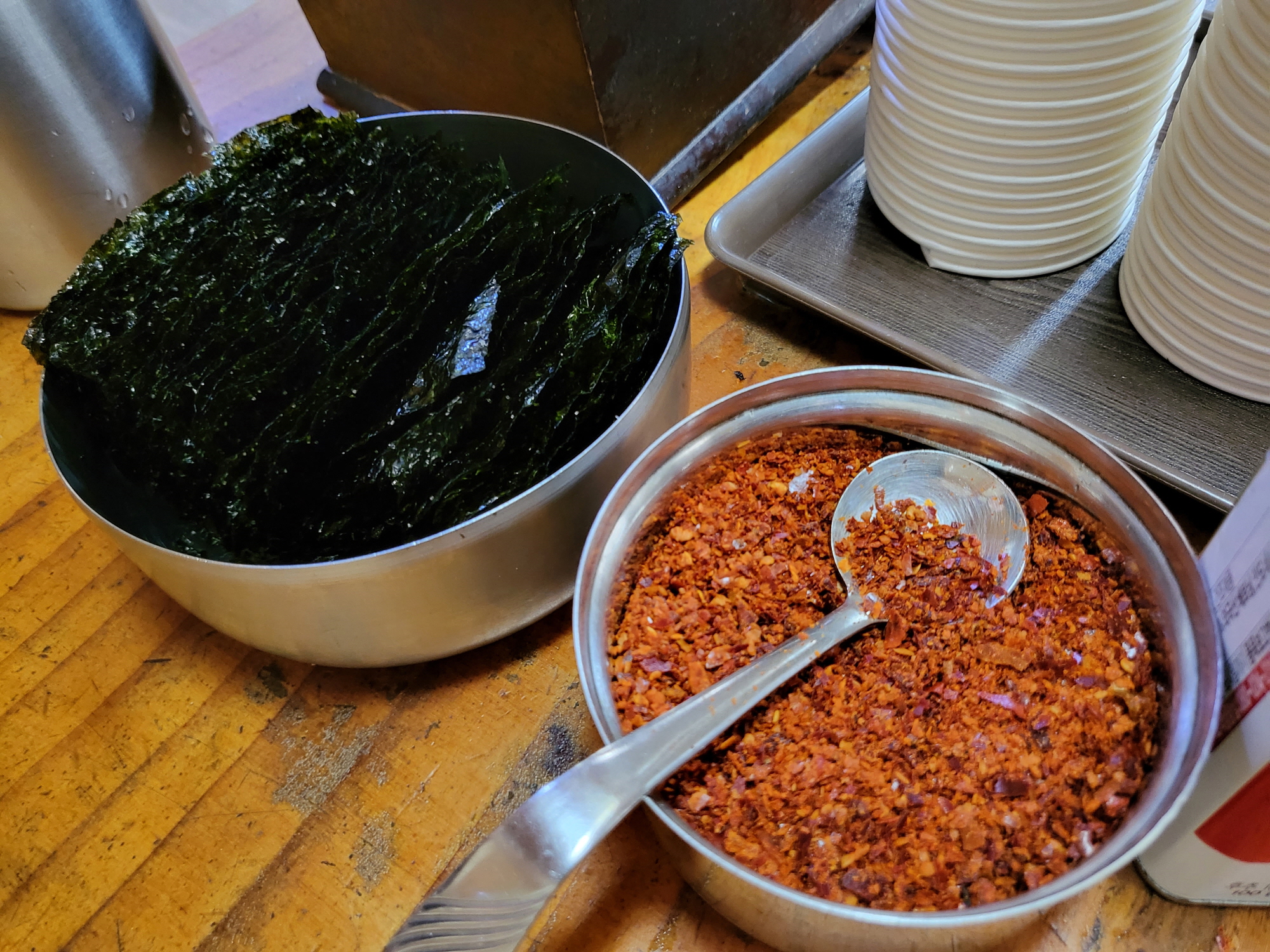 한일옥 - 테이블