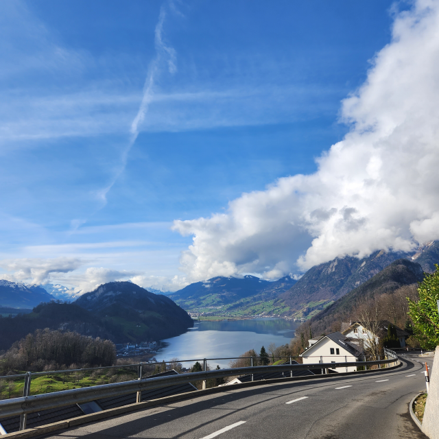 스위스 루체른 숙소에서 융프라우로 이동하면서