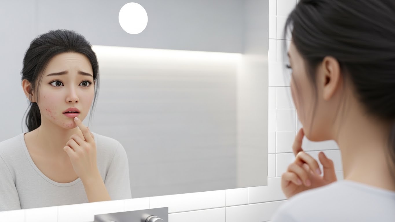 볼 vs 턱, 부위별 원인이 다르다?