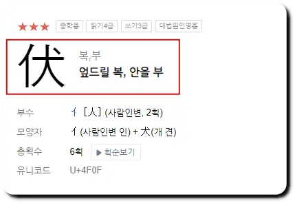 복날-복-한자사전-의미