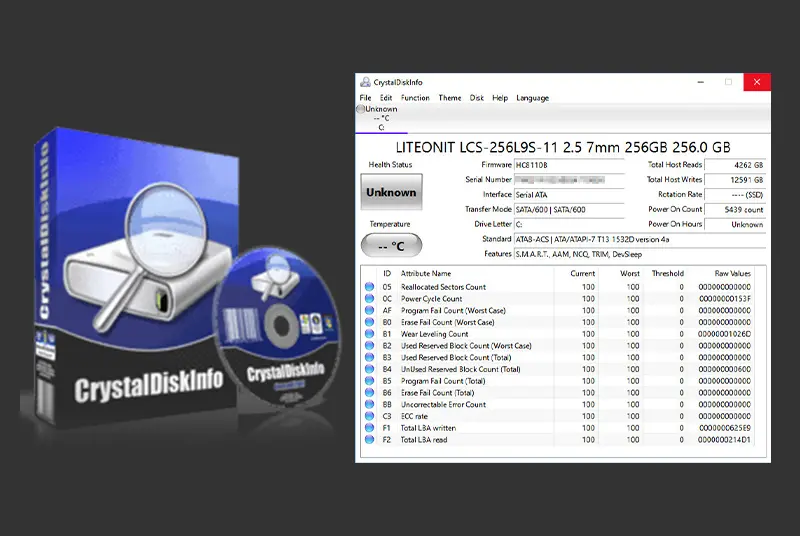 무료 하드디스크 SSD 정보 모니터링 프로그램 CrystalDiskInfo 9.1.1 [정식 버전]