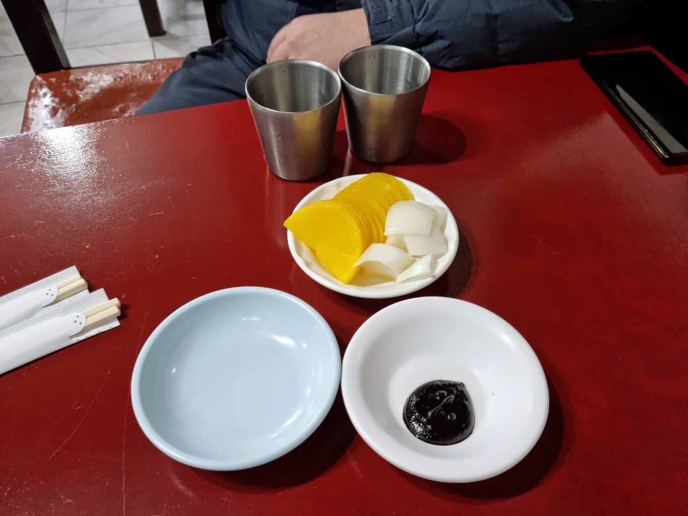 오구반점-기본반찬