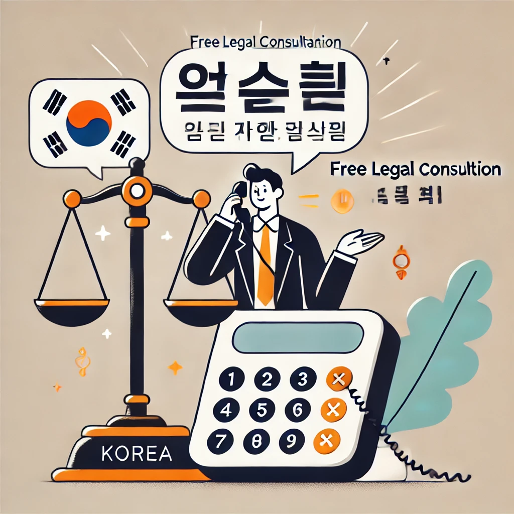법률 무료 상담 전화 AI 이미지