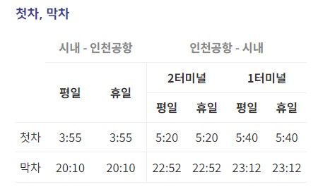 삼성서울병원 인천공항 리무진 버스 노선 시간표 요금 예약 방법 6009번