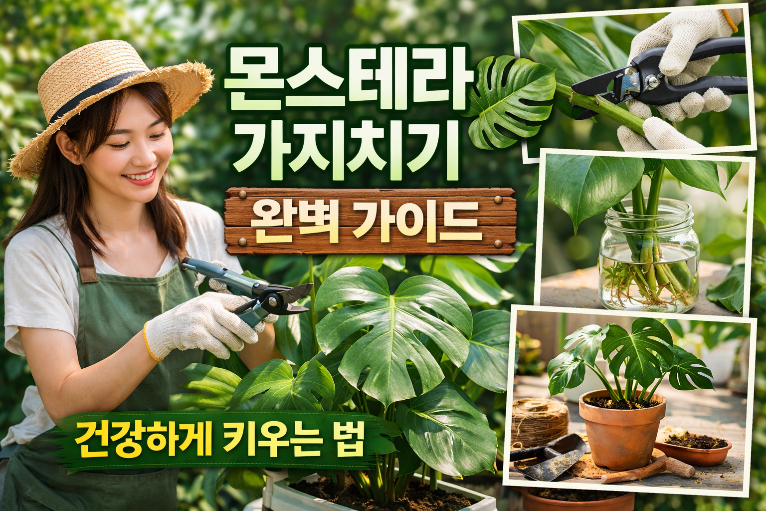 몬스테라 가지치기