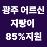 광주 어르신 지팡이 85%지원
