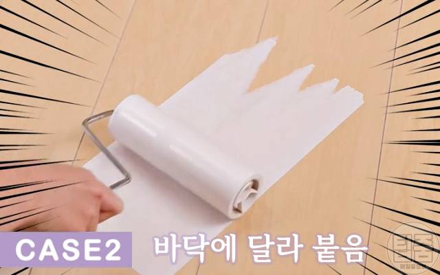 돌돌이 테이프 잘 벗기는법 돌돌이청소기 한장씩