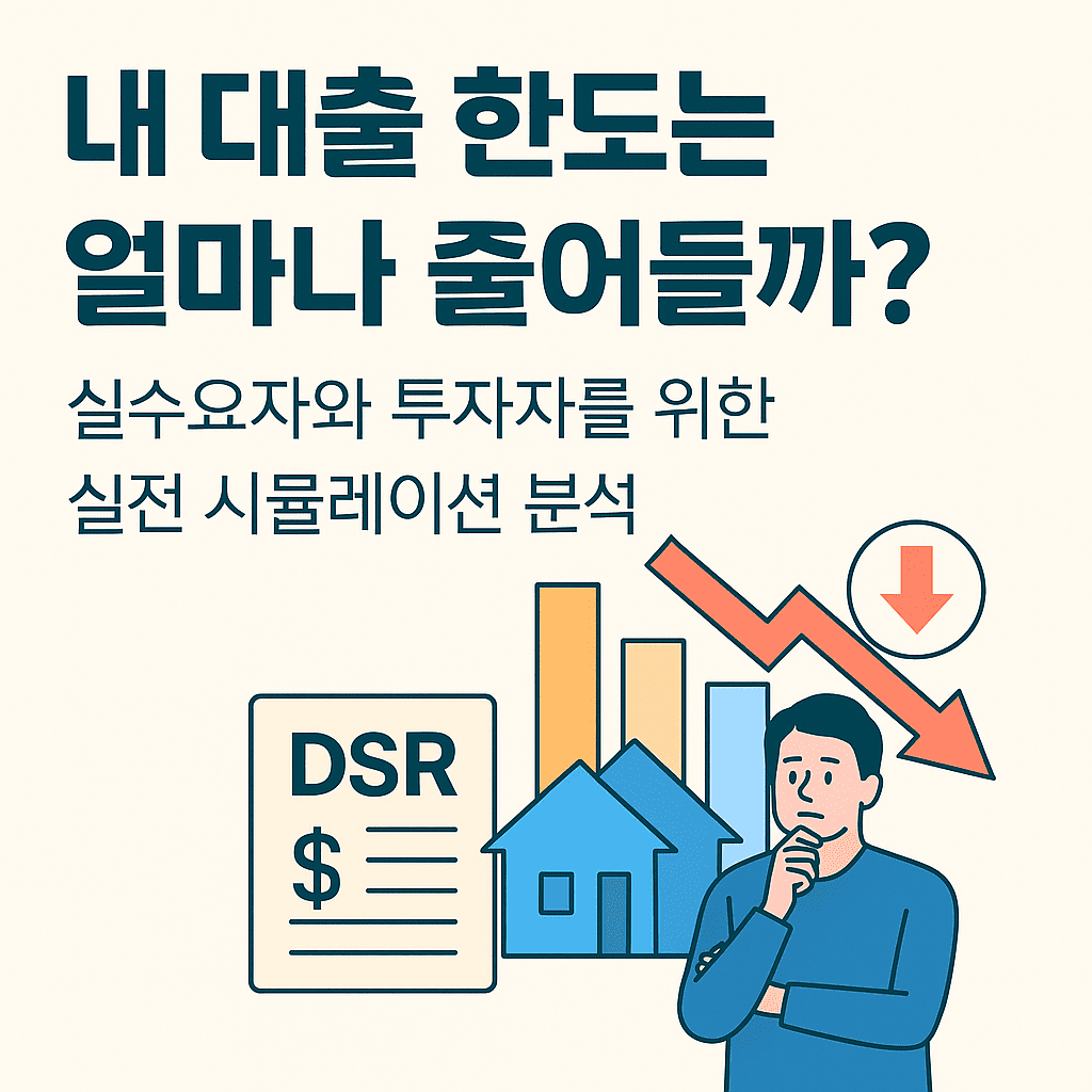 2025년 달라지는 DSR 규제, 내 대출 한도는?