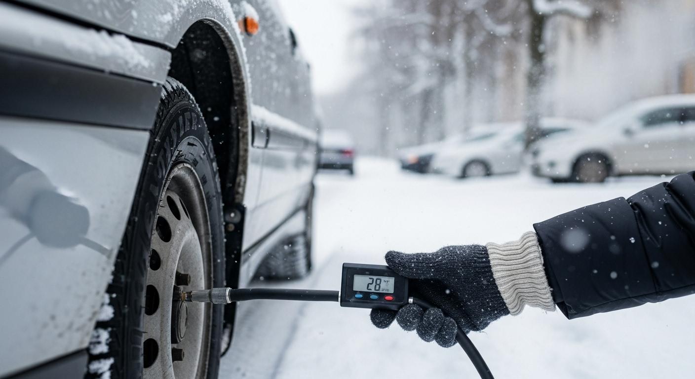 겨울철 자동차 공기압