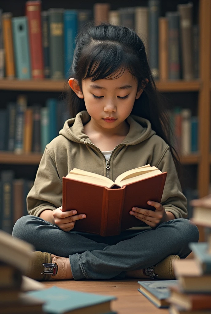 초등학생 독서 이미지