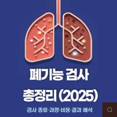 폐기능 검사 총정리 (2025)｜검사 종류&middot;과정&middot;비용&middot;결과 해석